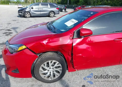 2019 Toyota Corolla Le из США, поврежденный, VIN 2T1BURHE0KC195429